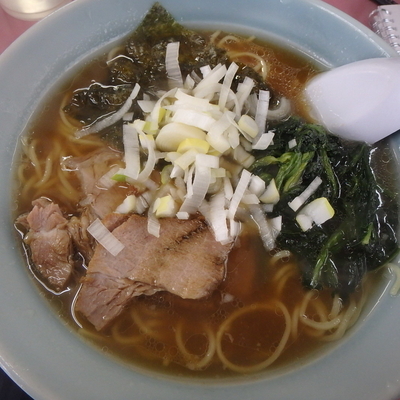 「正油らーめん(680円→550円)、ライス(60円)」@ラーメンショップ 府中分梅町店の写真
