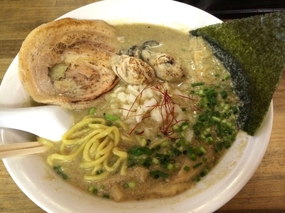 「【限定】牡蠣味噌ラーメン（800円）」@へべれ家の写真