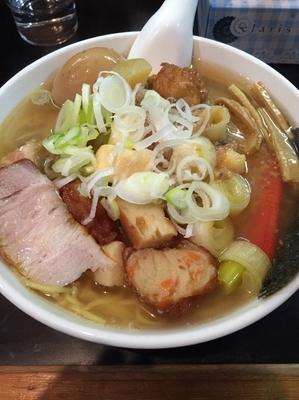 「粕汁ラーメン  塩」@一条流がんこ総本家分家四谷荒木町の写真