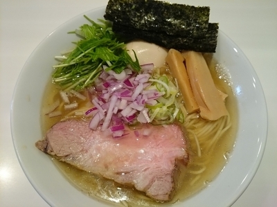 「【数量限定】四種の煮干しそば（白）￥730」@麺や 彩～iro～の写真