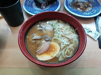 「濃厚味噌ラーメン」@無添 くら寿司 井草八幡宮店の写真