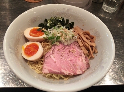 「隠玉魚介麺 750円」@さんじの写真