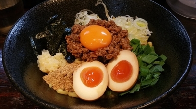 「台湾まぜそば(800円)+味玉(100円)」@麺屋 一寸星の写真