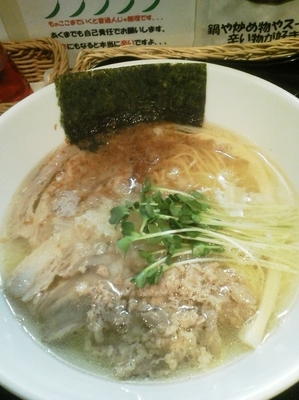 「塩ラーメン800円」@麺や 勝治の写真