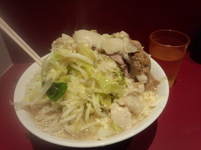 「小ブタ ニンニクヤサイアブラ」@ラーメン二郎 荻窪店の写真