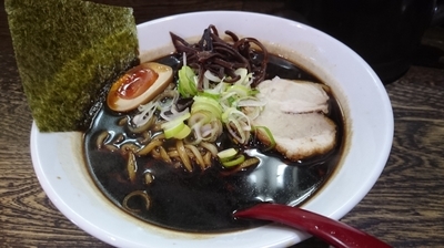 「富山ブラック（６００円）」@大泉らーめんの写真