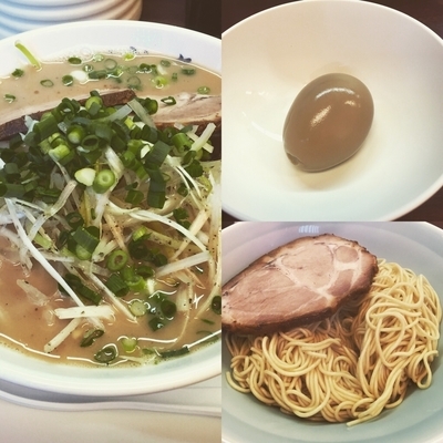 「ネギラーメン＋味玉＋替玉」@ふぅ花の写真