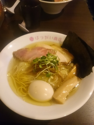 「特製しおそば」@中華そば専門 はつがい商店の写真