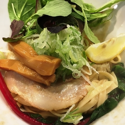 「アンチョビ塩まぜそば」@志奈そば 田なか Secondの写真