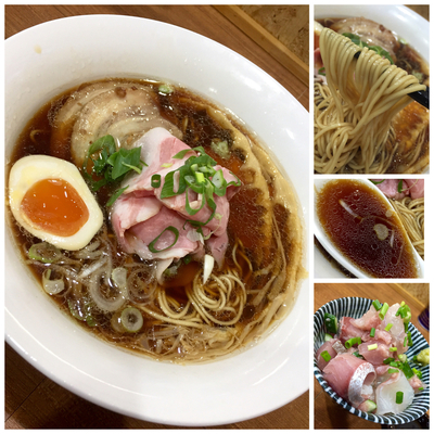 「中華そば￥750＋海鮮丼￥400」@寿製麺よしかわ 川越店の写真
