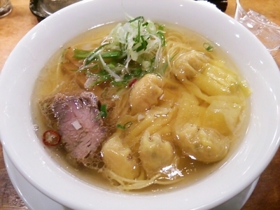 「海鮮雲呑麺1850円」@中華麺酒房 中華そば すずらんの写真