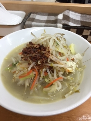 「鶏塩辛タンメン（750円）」@富白 御徒町本店の写真