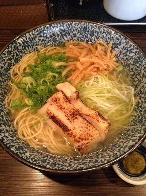 「あっさり鶏そば」@鶏そば 一瑳の写真