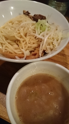 「濃厚醬油つけ麺（中盛り）ランパス価格５４０円」@神保町 可以の写真