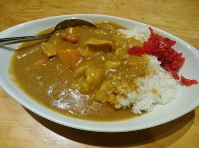 「カレーライス 650円」@食事処 まえ田の写真