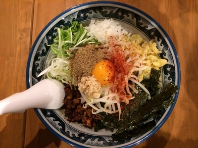 「まぜそば」@ぶた金ラーメンの写真