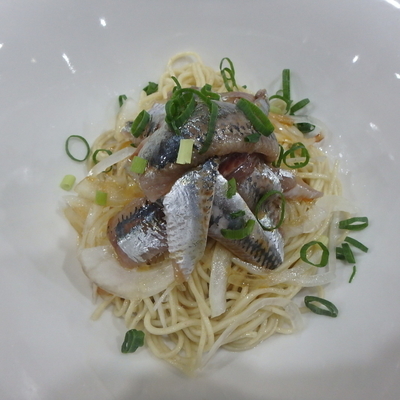 「いわしそば(390円)」@寿製麺よしかわ 川越店の写真