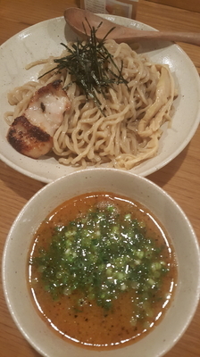 「つけ麺250g」@鶏ポタラーメン THANK 大門店の写真