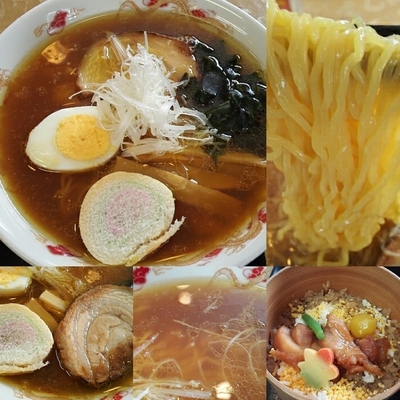 「ラーメンセット1000円」@花善の写真