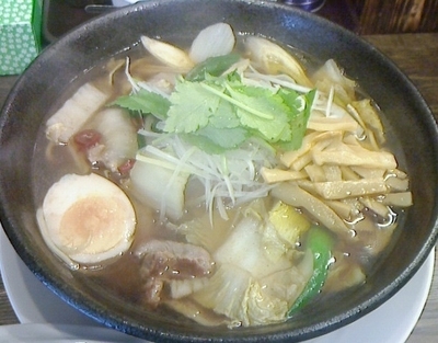 「【期間限定】下仁田葱と白菜の鴨そば」@あら焼鶏白湯 カシムラの写真