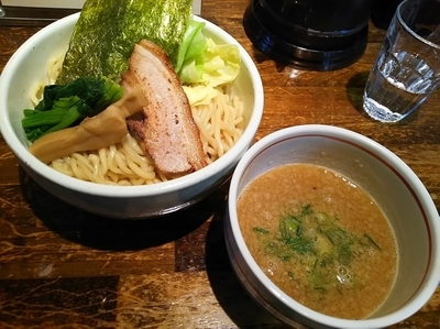 「【限定】煮干し豚骨つけ麺 あつもり　（大盛り：サービス券）」@麺肴 ひづきの写真