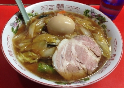 「広東麺＋ライス(750円＋150円)」@ラーメン三浦の写真