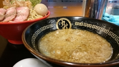 「背脂煮干つけ麺」@丸め 田無ファミリーランド店の写真