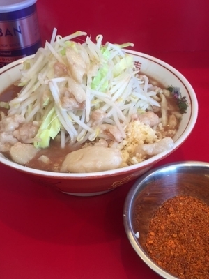 「ラーメン（720円）　＋旨辛味（80円）」@ラーメン英二の写真