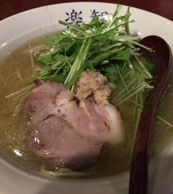 「生姜香るおだしの白醤油らぁめん 880円」@おだし専門店 アルス 南青山の写真