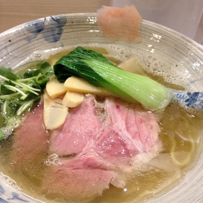 「汐そば 750円」@麺処 きなりの写真