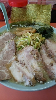 「ネギチャーシュー硬め」@ラーメンショップ 北川辺店の写真