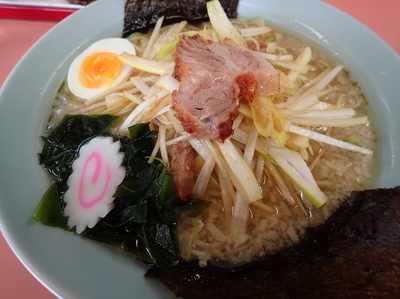 「ネギラーメン・こってり」@ラーメンカシマ 棚倉店の写真