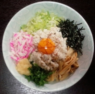 「鯛まぜそば780円」@塩結びの写真