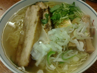 「和風柳麺、大盛り」@麺屋ひょっとこの写真