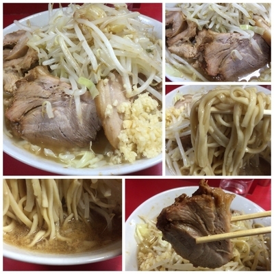 「ラーメン 700円 （ヤサイニンニク）」@ラーメン二郎 西台駅前店の写真