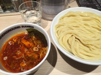 「辛つけ麺ライト」@TOKYO UNDER GROUND RAMEN 頑者の写真