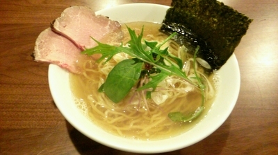 「白トリュフ薫る貝と煮干しそば　730円」@中華そば 先崎の写真