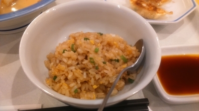 「ミニチャーハン162円」@長崎ちゃんぽん リンガーハット イオンモール土浦店の写真