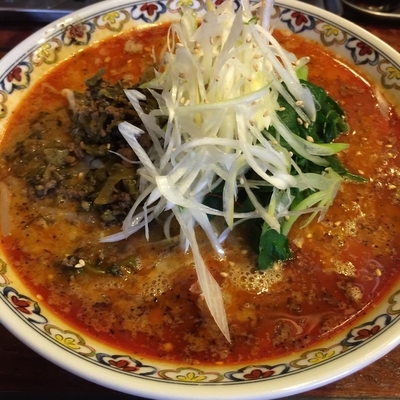 「【冬季限定】味噌坦々麺 大辛 大盛」@激旨麺厨房 劉の写真