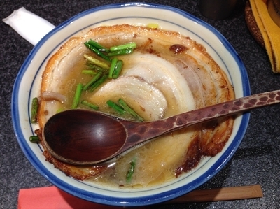 「冬季限定10食   落し蓋」@烈志笑魚油 麺香房 三くの写真