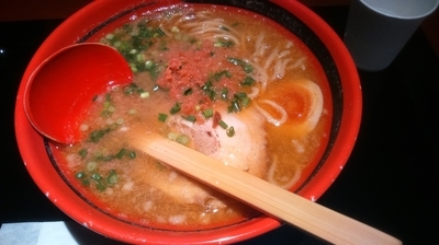 「えびみそ・そのまま・太麺780円」@えびそば一幻 ラゾーナ川崎店の写真