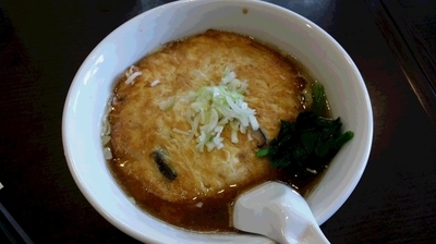 「かに玉そば」@中華料理 熊の写真