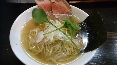 「白トリュフ薫る貝と煮干しそば+替え玉」@中華そば 先崎の写真