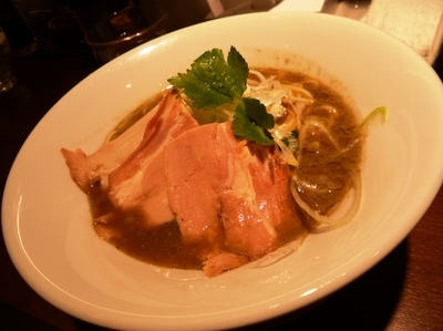 「超濃厚烏賊煮干中華そば＋替え玉」@麺屋 ねむ瑠の写真