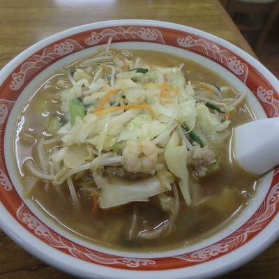「ちゃんぽん麺(800円)、カツカレー丼(900円)」@温品飯店の写真