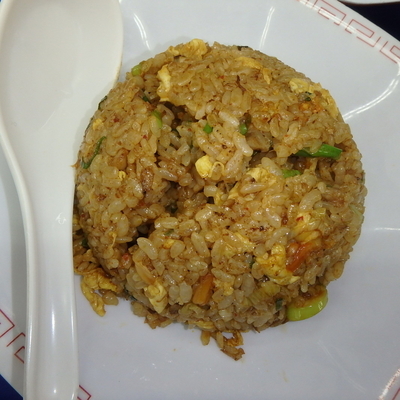 「赤レボリューション定食、旨辛麺で(1377円)」@来来亭 安佐南相田店の写真