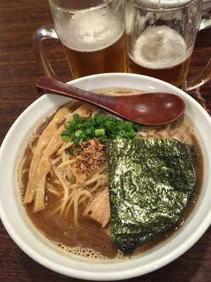 「肉汁煮干ラーメン➕麺硬め➕大盛（無料）」@麺 虎テツ 聖跡桜ヶ丘店の写真