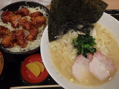 「ラーメン街道一番星湘南潮味(720円)」@らあめん花月嵐 美東サービスエリア店の写真