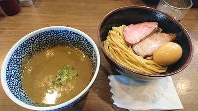 「味玉極濃煮干しつけ麺」@煮干しつけ麺 宮元の写真