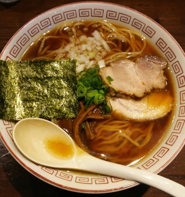 「中華そば醤油・大盛り850円」@中華そば 飯村製作所の写真